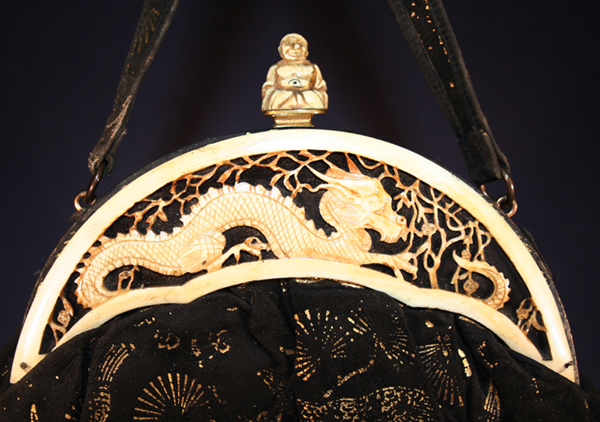 The Dragon and Buddha celluloid purse