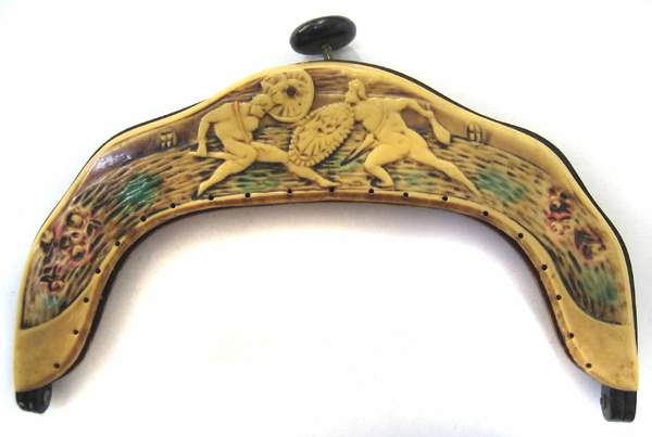 Greek Warriors celluloid purse