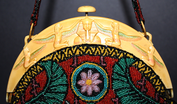 Ultimate Egyptian Revival celluloid purses