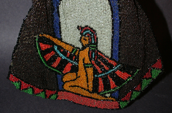 Beaded Isis celluloid purses