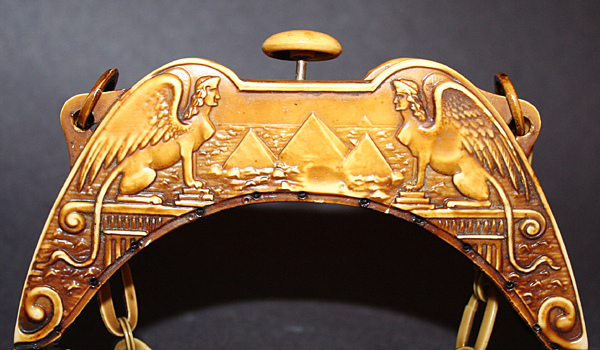 Pyramids and the sphinx celluloid purses
