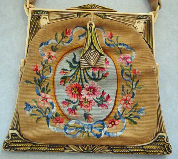 Egyptian Surround Frame celluloid purse