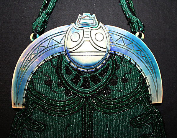 Sacred Scarab celluloid purses