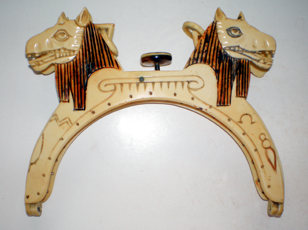 Egyptian Revival Khnum celluloid purses